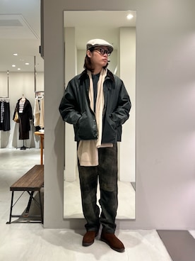 「guepard（ギュパール）のアイテム」を使った、tkoさん（メンズ・174cm）の冬コーディネート