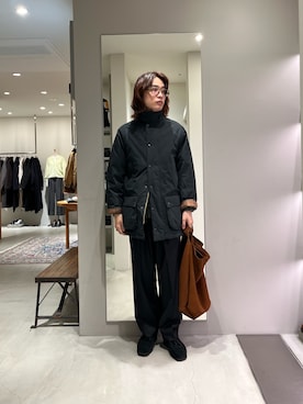 「Barbour（バブアー）のアイテム（その他アウター）」を使った、tkoさん（メンズ・174cm）の秋コーディネート