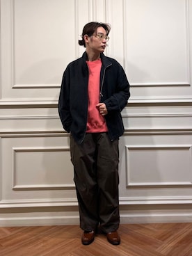 「URBAN RESEARCH（アーバンリサーチ）のアイテム（ブルゾン）」を使った、tkoさん（メンズ・173cm）の春コーディネート