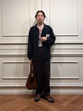 「旅行コーデ」｜「アイテム（ジャケット/アウター）」を使った、tkoさん（メンズ・174cm）の夏コーディネート