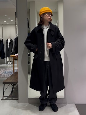 「アイテム（帽子）」を使った、tkoさん（メンズ・174cm・20代）の秋コーディネート