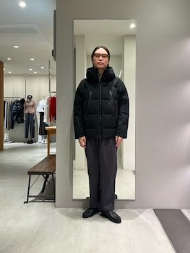 「URBAN RESEARCH（アーバンリサーチ）のGramicci for LOWERCASE　STRETCH GABADIN TWO TUCK（その他パンツ、グレー系）」を使った、tko(オッチー)さん（メンズ・174cm）の秋コーディネート