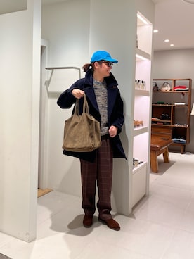 「アイテム（メガネ）」を使った、tkoさん（メンズ・174cm）の秋コーディネート