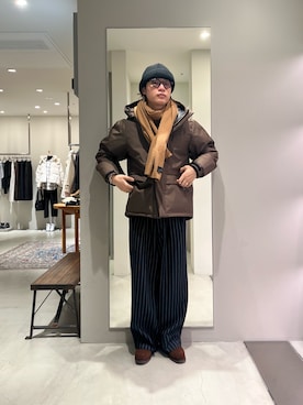 「URBAN RESEARCH」｜「アイテム（ジャケット/アウター）」を使った、tkoさん（メンズ・174cm）の冬コーディネート