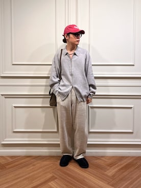 「アイテム（スリッポン）」を使った、tkoさん（メンズ・174cm）の秋コーディネート