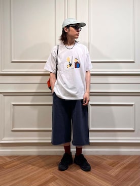 「black」｜tkoさん（メンズ・174cm）の夏コーディネート