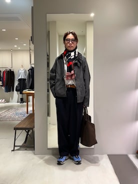 「URBAN RESEARCH（アーバンリサーチ）のアイテム（メガネ）」を使った、tkoさん（メンズ・174cm）の秋コーディネート