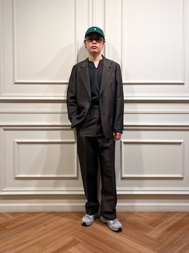 「秋服」｜「アイテム（帽子）」を使った、tkoさん（メンズ・174cm）の秋コーディネート