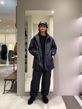 「アイテム（モッズコート）」を使った、tkoさん（メンズ・174cm）の秋コーディネート