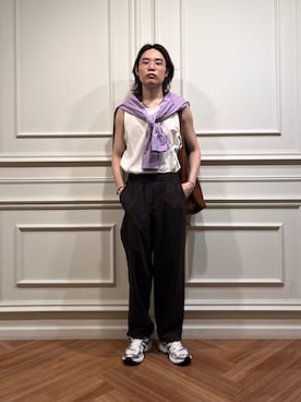 「アイテム（タンクトップ）」を使った、tkoさん（メンズ・174cm・20代）の夏コーディネート