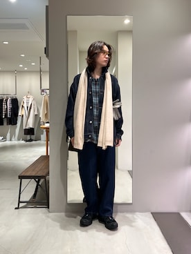 「guepard（ギュパール）のアイテム」を使った、tkoさん（メンズ・174cm）の冬コーディネート