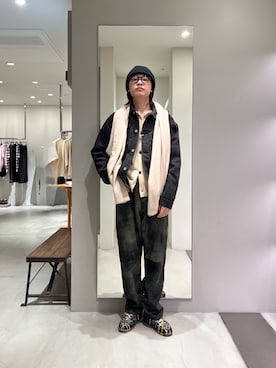 「guepard（ギュパール）のアイテム」を使った、tkoさん（メンズ・174cm）の冬コーディネート