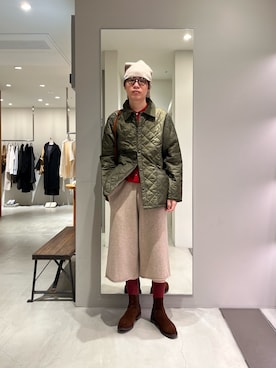 「アイテム（ニットキャップ/ビーニー）」を使った、tkoさん（メンズ・174cm・20代）の冬コーディネート