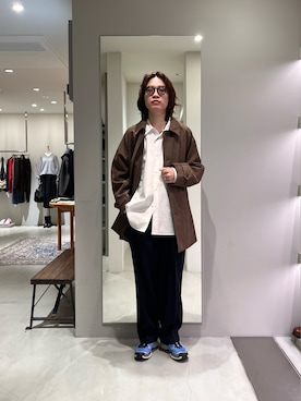 「URBAN RESEARCH（アーバンリサーチ）のアイテム（メガネ）」を使った、tkoさん（メンズ・174cm）の秋コーディネート