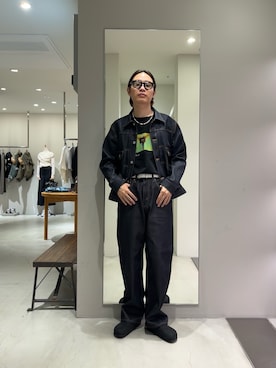 「URBAN RESEARCH（アーバンリサーチ）のアイテム（メガネ）」を使った、tko(オッチー)さん（メンズ・174cm）の秋コーディネート
