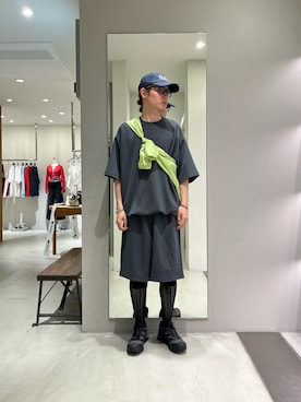 「URBAN RESEARCH（アーバンリサーチ）のWide Dad　DAD LIGHT PARKA（ブルゾン、グリーン系）」を使った、tko(オッチー)さん（メンズ・174cm）の夏コーディネート