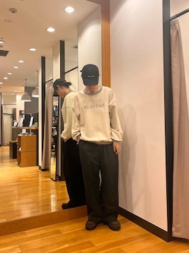 「運動会コーデ」｜「アイテム（スウェット）」を使った、tkoさん（メンズ・174cm）の秋コーディネート