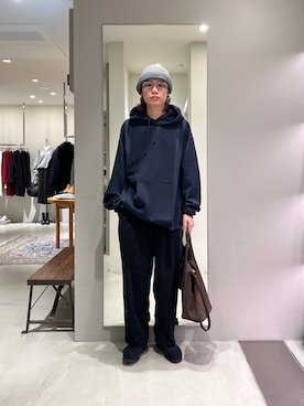 「アイテム（ニットキャップ/ビーニー）」を使った、tkoさん（メンズ・174cm・20代）の秋コーディネート