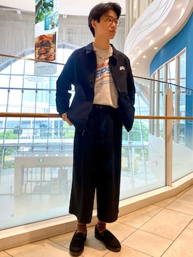 「GRAVIS（グラヴィス）のアイテム（スニーカー）」を使った、tkoさん（メンズ・174cm）の秋コーディネート