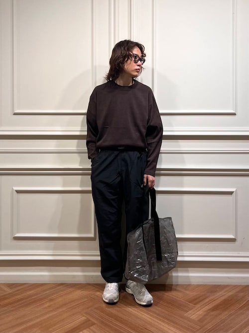 『別注』crepuscule×UR　Washi Knit Long-Sleeve T-shirts