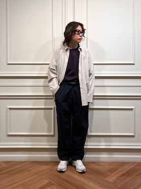「アイテム（ニット/セーター）」を使った、tkoさん（メンズ・174cm・20代）の夏コーディネート