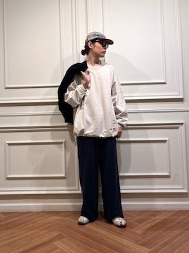 「アイテム（スウェットパンツ）」を使った、tkoさん（メンズ・174cm・20代）の秋コーディネート