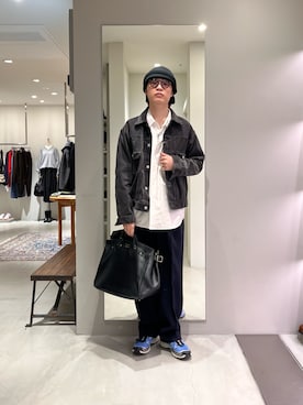 「アイテム（ニットキャップ/ビーニー）」を使った、tkoさん（メンズ・174cm・20代）の秋コーディネート