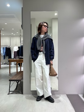「URBAN RESEARCH（アーバンリサーチ）のLINEN SHIRTS JACKET（その他アウター、ブルー系）」を使った、tko(オッチー)さん（メンズ・174cm）の春コーディネート