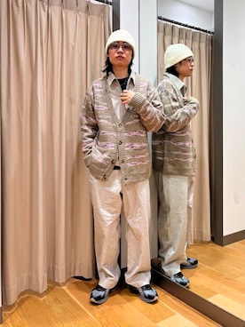 「URBAN RESEARCH（アーバンリサーチ）のアイテム（ブルゾン）」を使った、tkoさん（メンズ・173cm）の冬コーディネート