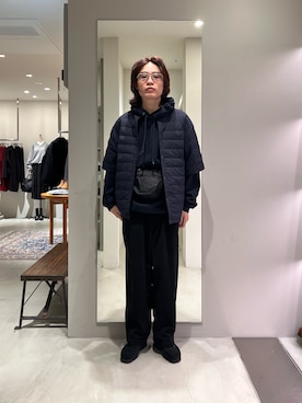 「アイテム（ボディバッグ/ウエストポーチ）」を使った、tkoさん（メンズ・174cm・20代）の秋コーディネート