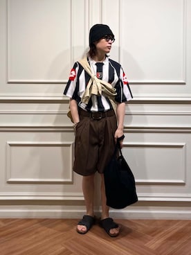 「ウール」｜tkoさん（メンズ・173cm）の夏コーディネート