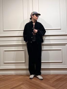 「アイテム（ボディバッグ/ウエストポーチ）」を使った、tkoさん（メンズ・174cm）の秋コーディネート