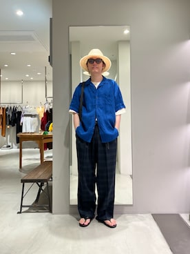 「URBAN RESEARCH（アーバンリサーチ）のTOM FORD 　EXCLUSIVE SUNGLASSES（メガネ、ブラック系）」を使った、tko(オッチー)さん（メンズ・174cm）の夏コーディネート