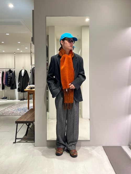 THE INOUE BROTHERS Two Colour Woolly Scarf（マフラー）｜THE INOUE