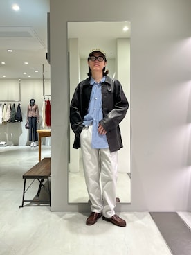 「URBAN RESEARCH（アーバンリサーチ）のguepard　GP-36（メガネ、ブラック系）」を使った、tko(オッチー)さん（メンズ・174cm）の秋コーディネート