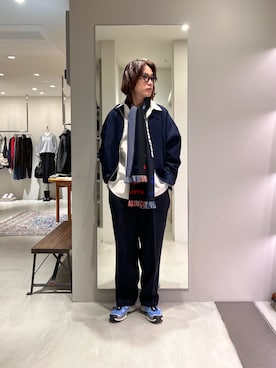 「URBAN RESEARCH（アーバンリサーチ）のアイテム（メガネ）」を使った、tkoさん（メンズ・174cm）の秋コーディネート