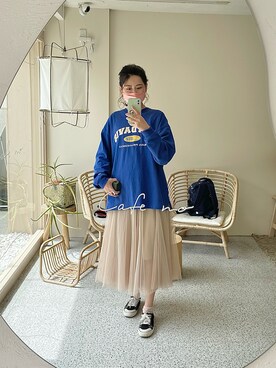 「HusHusH（ハッシュアッシュ）のアイテム」を使った、みー🌷さん（レディース・165cm）の春コーディネート