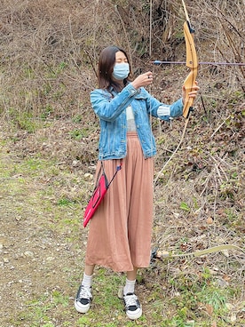 みー🌷さん（レディース・165cm）の春コーディネート
