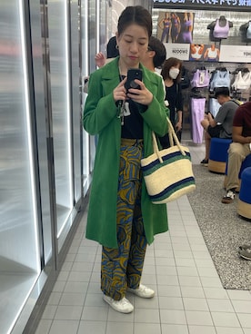 「ZARA（ザラ）のアイテム（テーラードジャケット）」を使った、ニケさん（レディース・156cm）の春コーディネート