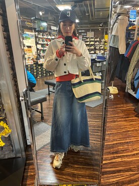 「Simplicite（サンプリシテ）のアイテム（ジャケット/アウター）」を使った、ニケさん（レディース・156cm）の春コーディネート