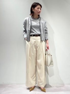 「qualite（カリテ）のアイテム」を使った、KAWAMURAさん（レディース・160cm）の冬コーディネート