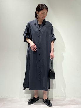 「アイテム（バングル/リストバンド）」を使った、KAWAMURAさん（レディース・160cm）の夏コーディネート