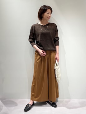 KAWAMURAさん(レディース・160cm)の秋コーディネート