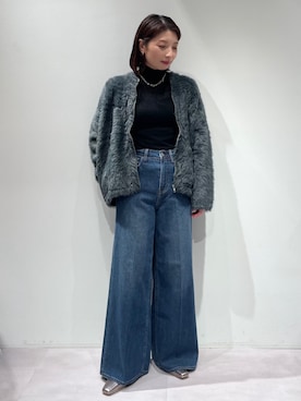 KAWAMURAさん（レディース・160cm）の冬コーディネート