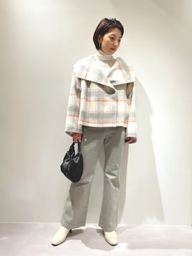 KAWAMURAさん（レディース・160cm）の秋コーディネート