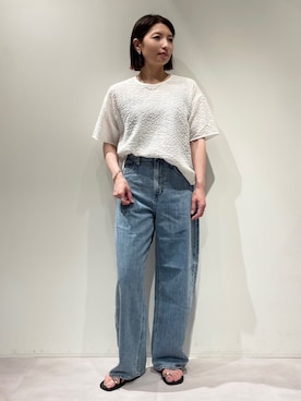 「qualite（カリテ）のアイテム」を使った、KAWAMURAさん（レディース・160cm）の夏コーディネート