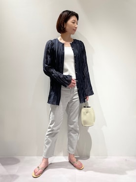 KAWAMURAさん（レディース・160cm）の夏コーディネート