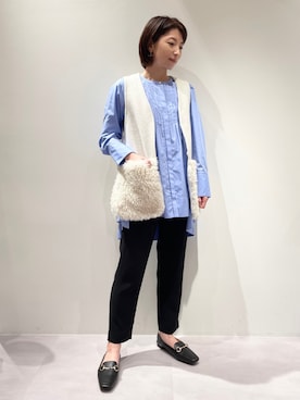 KAWAMURAさん（レディース・160cm）の秋コーディネート