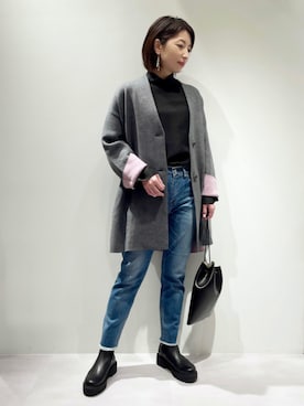 KAWAMURAさん（レディース・160cm）の秋コーディネート