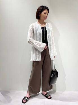 KAWAMURAさん（レディース・160cm）の夏コーディネート